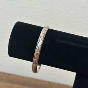 Elegant Brighton Silver and Gold Women's Bracelet